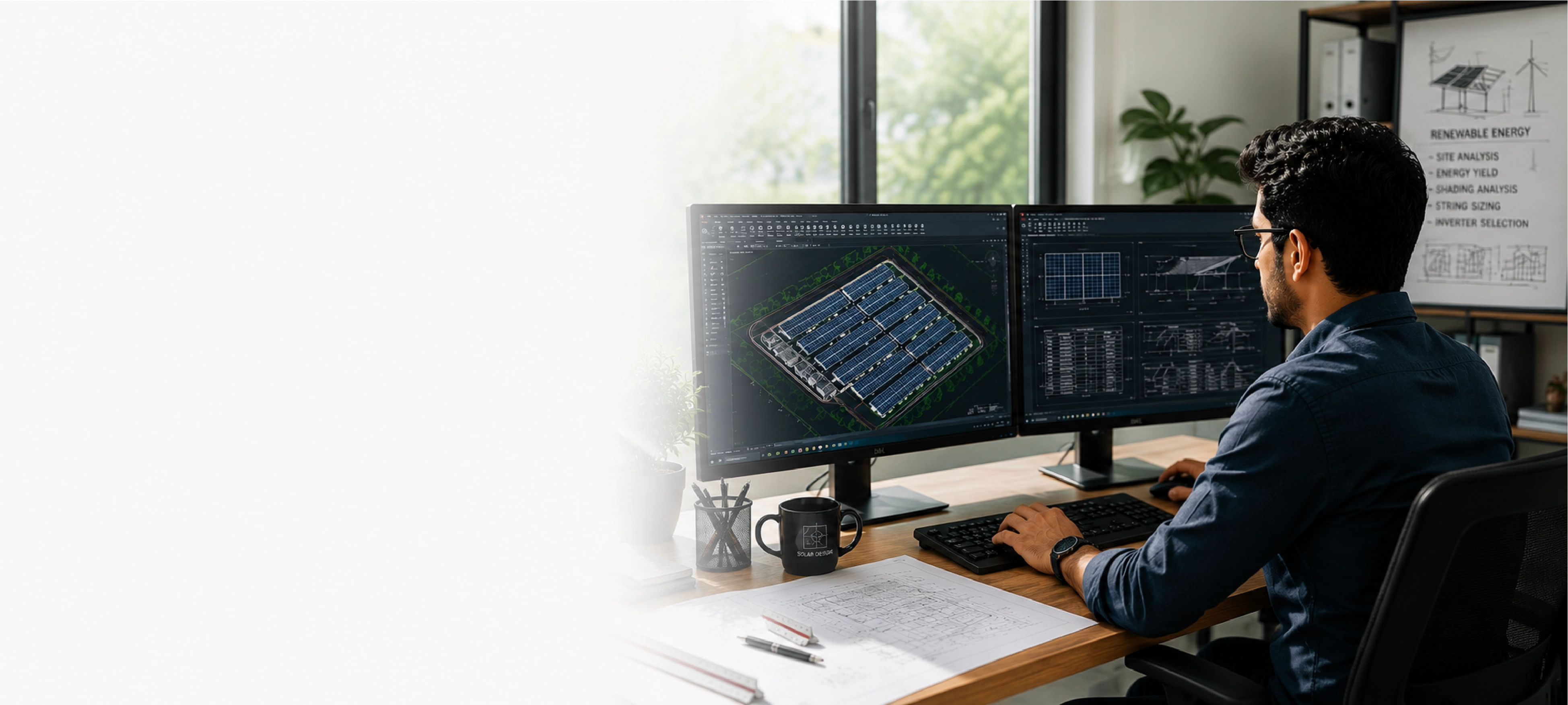 Optimally Designed Individual Solar Plant Units